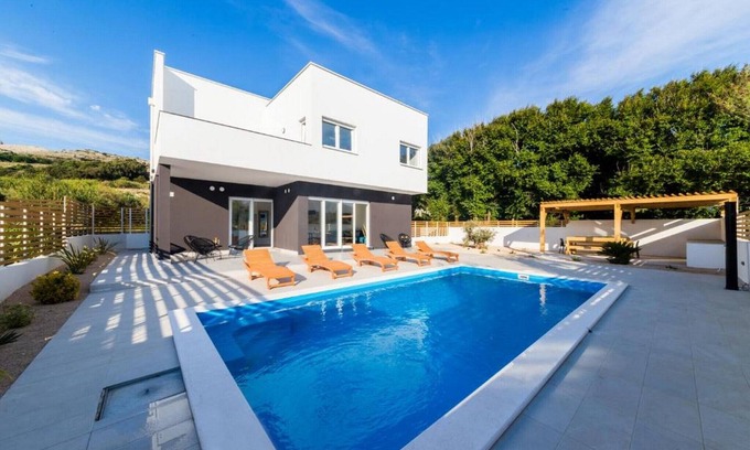 Pag Villa | Villa Belveder I - Four bedroom house with outdoor pool