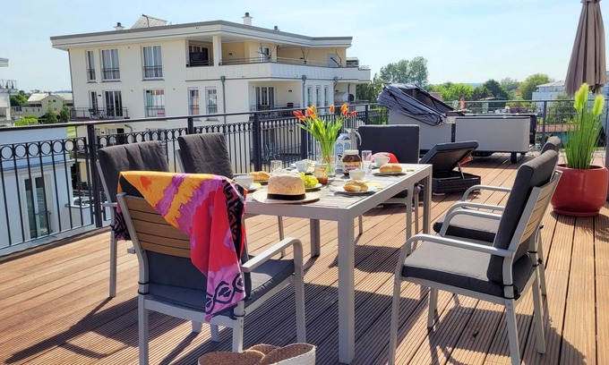 Boergerende-Rethwisch Apartment | Villa Bernstein WE 22 Penthouse Meerzeit - Villa Bernstein WE 22