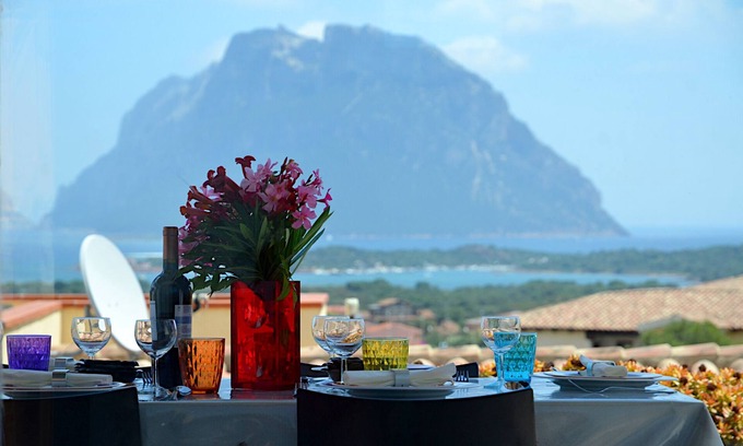 Porto San Paolo Villa | Villa breathtaking view of the sea and harbor