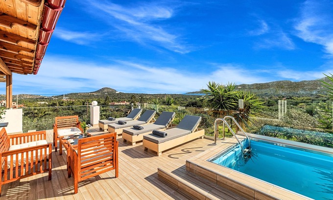 Vathi Villa | Villa Carolina Private Pool