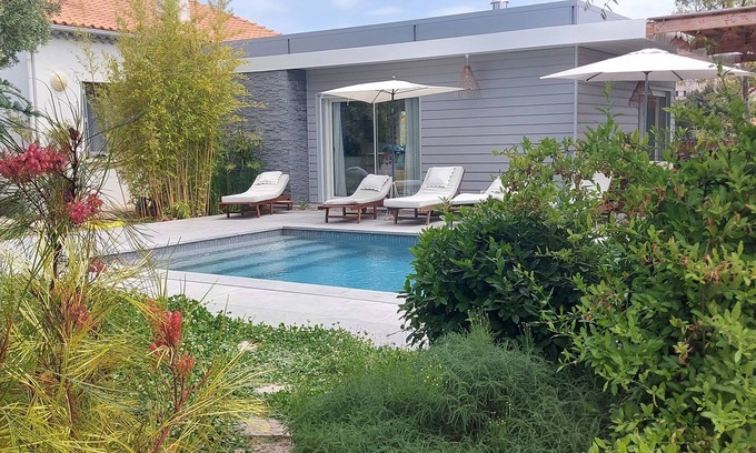 La Couronne Villa | Villa Clim-piscine-5 mn à Pied de la Plage-carro/côte Bleue.animaux Acceptés