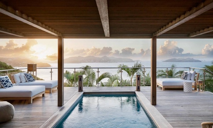 Petit Cul De Sac Beach Villa | Villa Coco Loco | Ocean View - Located in Exquisite Pointe Milou with Private Pool