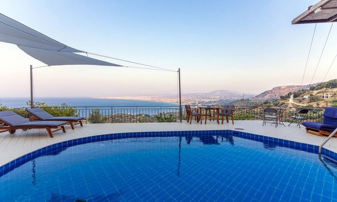 Linoperamata Villa | Villa Evakri with Private Swimming Pool & BBQ