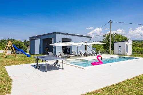 Municipality of Zminj Villa | Villa Hera with Private Pool in Istria Quiet Location and Modern Design