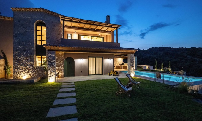 Mathia Villa | Villa in Messinia-GreecenDiscover the ultimate retreat for a serene getaway.