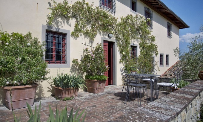 San Donato in Collina Villa | Villa in Torre A Cona with 6 bedrooms sleeps 12