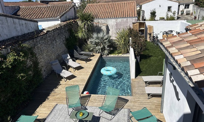 Sainte-Marie-de-Re Villa | Villa La Rémoise : New villa with swimming pool for up to 6 people.