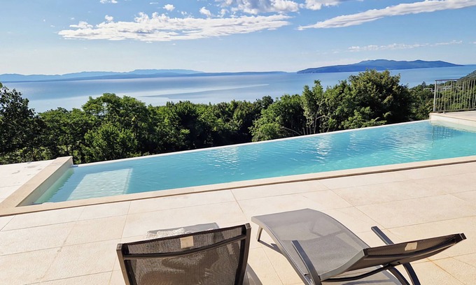 Opric Villa | Villa Maritima - Sea view - Infinity Pool - Sauna - Wellness - Relax -Opatija