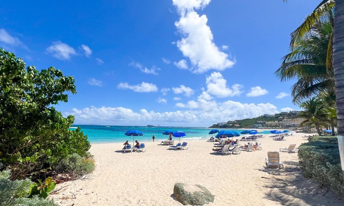 Oyster Pond Apartment | Villa Magic! Stunning Ocean Views - Pool - Starlink Internet