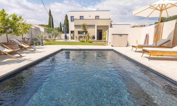 Castelnau-le-Lez Villa | ★Villa moderne★Piscine★20min de la plage★