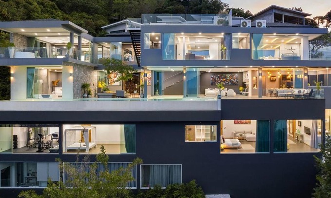 Chaweng City Center Villa | Villa Moonstar - Luxury with Breathtaking Sea Views