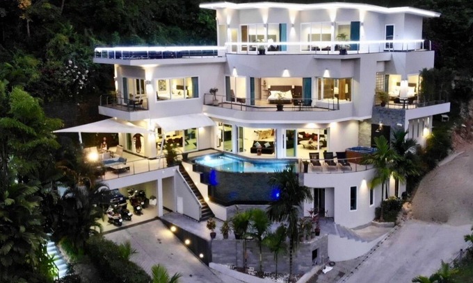 Cherngtalay Villa | Villa Namaste-6BR Seaview,5mins to beach