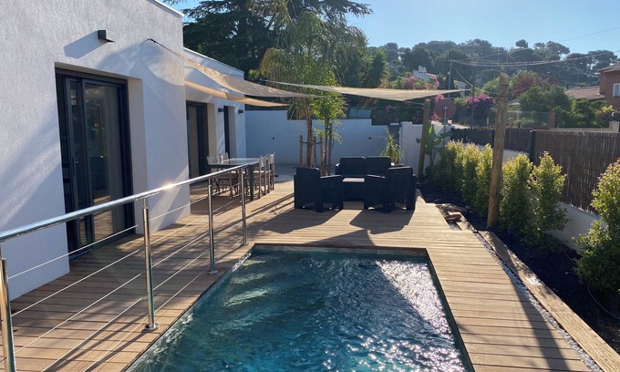 Carqueiranne Villa | Villa Neuve de Plain Pied à Carqueiranne; 6 Couchages; Piscine