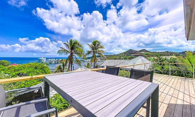 Oyster Pond Apartment | Villa Olive Sea View Cocoon in Oyster Pond