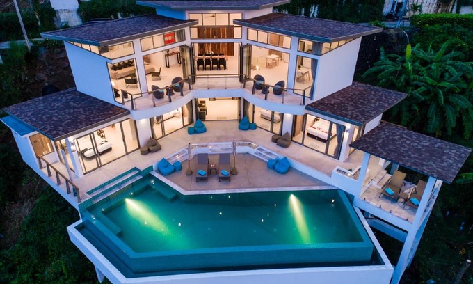 Bophut Hills Villa | Villa Pearl - 5 Bed Panoramic Views