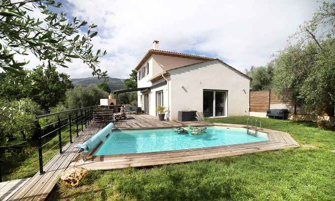 Saint-Jacques House | Villa Piscine Chaufee Grasse-saint Jacques