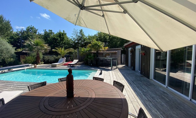 Lege-Cap-Ferret Villa | Villa Piscine Terrasses Proche Océan et Bassin