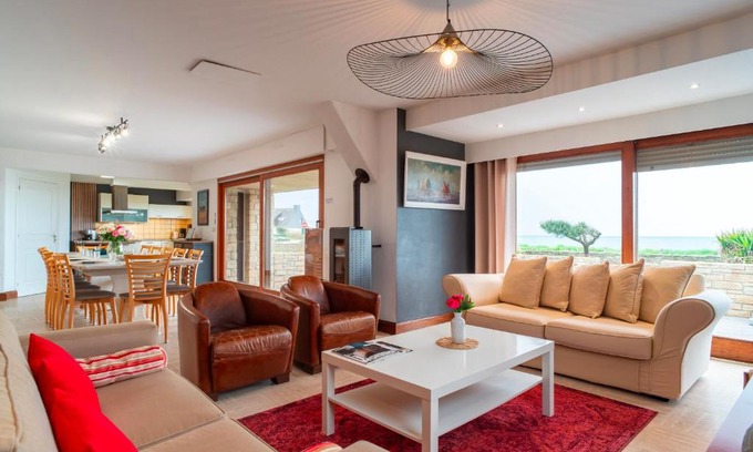 Saint-Jacques House | Villa St Jacques - Vue mer avec grand jardin