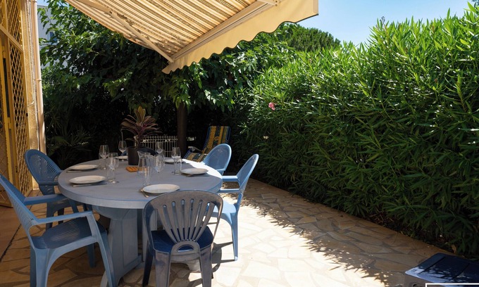 Vias Villa | Villa T4 à 450m de la plage avec clim et WIFI