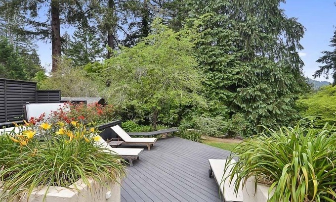Guerneville House | Villa Tranquila ~ Historic Mediterranean Home, Mountain Views, Spa!