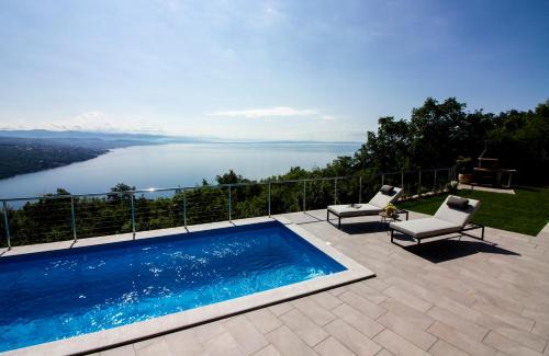 Pobri Villa | Villa vista sul Quarnero