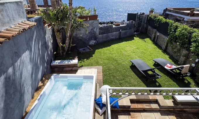 Acireale Villa | Villa with Jacuzzi, direct access to the sea, Santa Tecla, Sicily