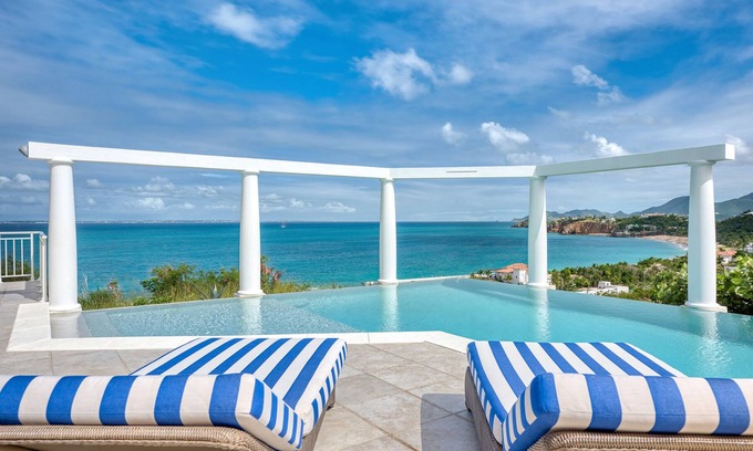 Plum Bay Villa | Villa with ocean views, pool, concierge, housekeeping, airport pickup