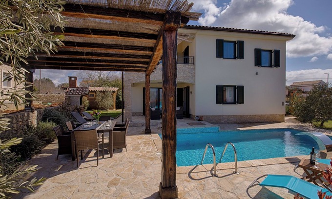 Brzac Villa | Villa with pool, garden, sea view - TRAVELER Reiseburo Krk - ID 2201