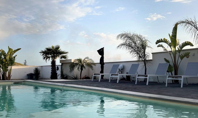 Agrigento Apartment | Vistamare cozy with beautiful sea view, with saltwater pool