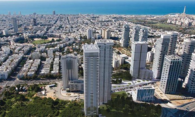 Park Tzameret Apartment | Vital W Tower Tel Aviv-4 Bedrooms 35 floor