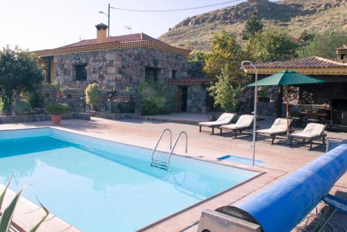 San Bartolome de Tirajana House | Vivelorural casa en Valle de Chira con piscina
