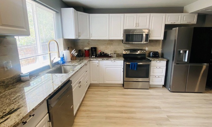 Aurora House | Walk out two bed rooms basement!