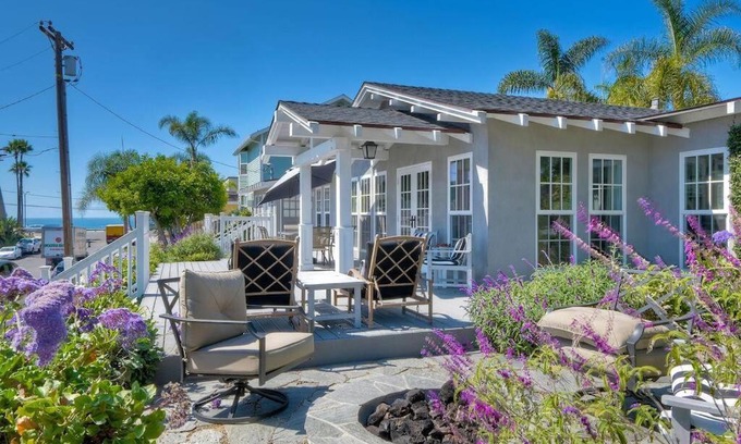 Carlsbad House | Walk to Beach, AC, Firepit, Grill