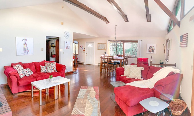 Lake Ariel Ski Chalet | Walk to Beach, Spacious Backyard
