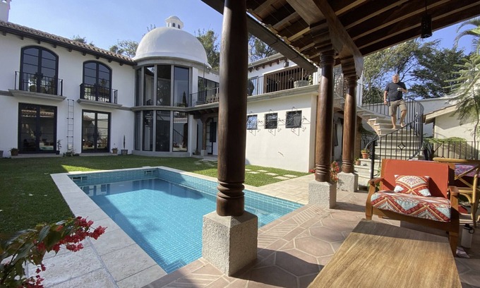 Antigua Guatemala House | Walkable, Elegant, Comfortable, Light-Filled Home w/Pool and Garden.