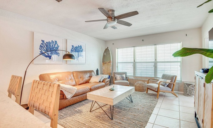 Cocoa Beach Condo | Walkable Florida Duplex: 2 Blocks to Cocoa Beach!