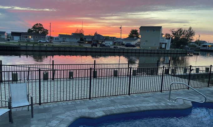 Mystic Island House | Waterfront home w/in-ground pool, short drive to LBI and Atlantic City