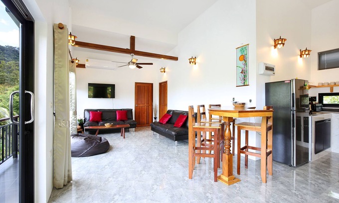 Ko Pha-ngan Villa | Waterfall, Sea/Jungle View Villa