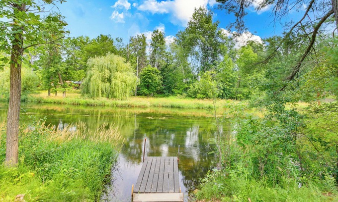 Pine River House | Waterfront Home w/Dock & Fire Pit in Pine River
