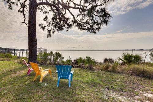 Ochlockonee Bay House | Waterfront Ochlockonee Bay Cottage with Views!