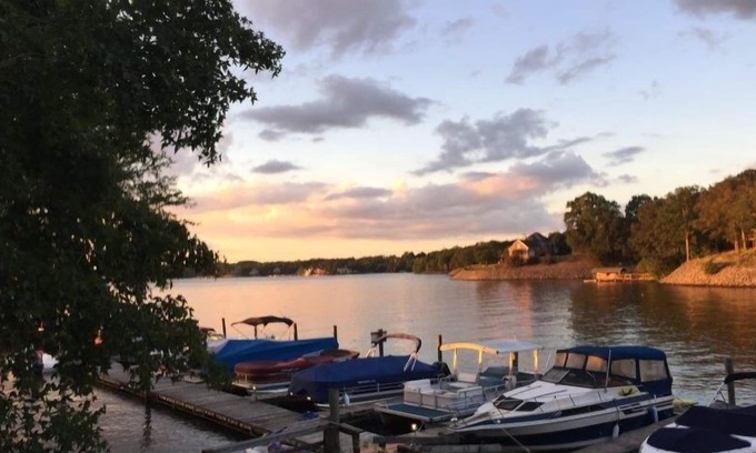 Steele Creek House | Waterfront Two Bedroom Cabin #18 on the Lake at Long Cove Resort by Redawning