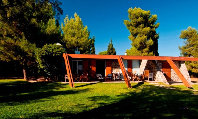 Eretria Villa | Waterfront Villa With Private Beach and Dock 'Villa Aggeliki', sleeps 15