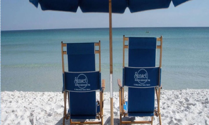 Fort Walton Beach Condo | WATERS EDGE unit 101- Heated pool and beach service included March- October