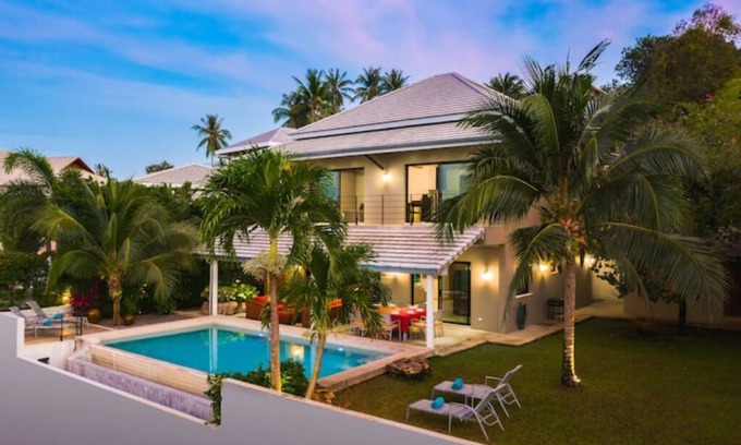 Bophut Villa | Welcome to the villa 'orchid garden