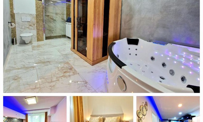 Prague 11 Apartment | Wellness Gold apartment with Private SAUNA & JACUZZI