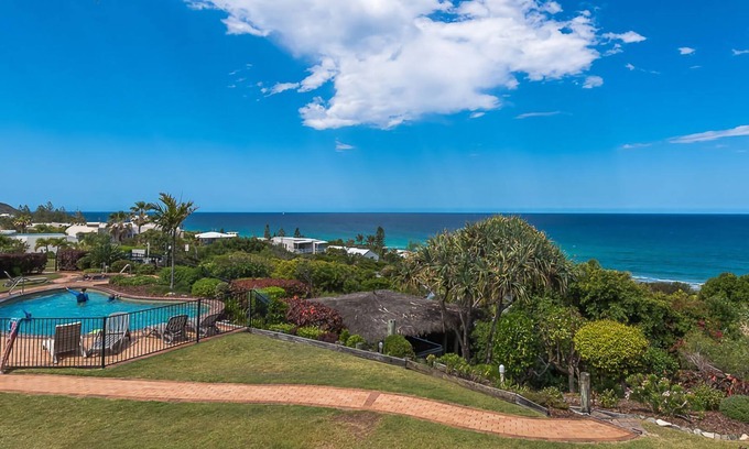 Sunshine Beach Apartment | Whale season is upon us, watch from your balcony