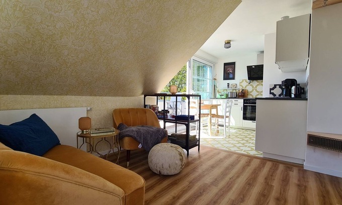 Wieck auf dem Darss Apartment | Wieckinger above the treetops - cozy vacation apartment for 2 with terrace