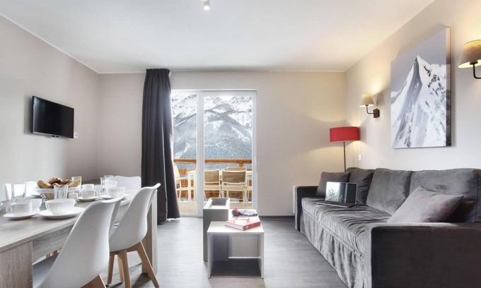 Pra Loup Apartment | Wifi, fitness, tv, ski locker, 46m², Pra Loup