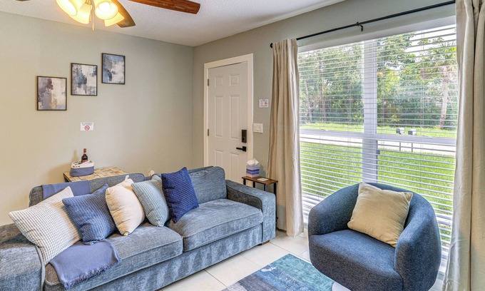Lakewood Park House | Within 10 Mi of Fort Pierce Beaches! Bright Duplex