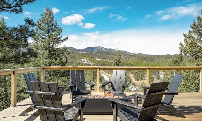 Conifer Cabin | Wonder Lodge | Views, Hot Tub, Luxe Mountain Stay